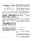 Máquina de estados: Cerradura con contraseña de Caja Fuerte