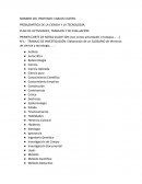 Problematica de la ciencia y tegnologia