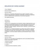 Reglamento de control sanitario