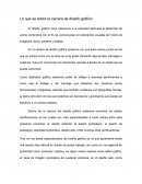 Lo que se sobre la carrera de diseño gráfico