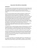 Ensayo sobre el libro ADN de un Emprendedor