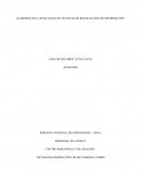 ELABORACIÓN Y APLICACIÓN DE TÉCNICAS DE RECOLECCIÓN DE INFORMACIÓN