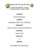 DIDACTICA DE LAS CIENCIAS NATURALES