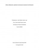 Informe. Elaboración y aplicación de técnicas de recolección de información