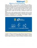 Walmart como una empresa social mente responsable