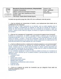 Control de la Información Financiera. Página 1