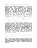 Utilidad de la lógica formal en la investigación científica