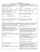 Matemáticas Reactivos para examen primer trimestre primer grado