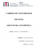 CONCEPTOS DE ESTADISTICA