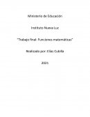 Propiedades matematicas: Funciones