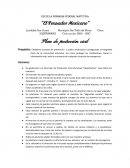 Plan de protección civil. “El Pensador Mexicano”