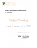 Abordaje de una problemática a través del design thinking