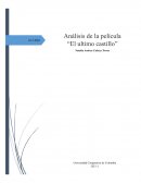 Análisis de la película el ultimo castillo