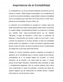 Importancia de la contabilidad