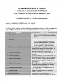 PROGRAMA DE ADMINISTRACION DE EMPRESAS. Página 1