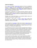 Aspectyor formales escritura