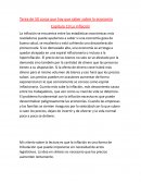 Tarea de 50 cosas que hay que saber sobre la economía