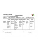 Ciencia, fe y esperanza. Planificación Semanal