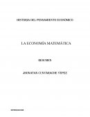 Historia del pensamiento económico