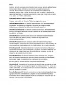 Ramas del derecho público y privado