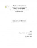 GLOSARIO DE TÉRMINOS Tecnología
