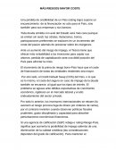 MAS RIESGO, MAYOR COSTE