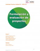 Introducción a la Formulación y evaluación de proyectos