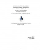 TEORÍA ADMINISTRATIVA: VISIÓN GENERAL DE LAS ORGANIZACIONES