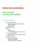 Primera parte Introducción al SPSS