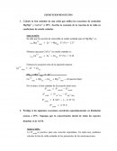 DESARROLLO DE EJERCICIO DE QUÍMICA ANALÍTICA