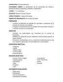 Planificación Docente Cs. Naturales