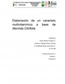 Elaboración de un caramelo multivitamínico a base de Morinda Citrifolia