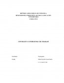 CONTRATO Y CONDICIONES DE TRABAJO