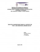 DIDACTICA UNIVERSITARIA DESDE EL CONTEXTO DE “VICA”, UNA VISION EN EL MUNDO DE HOY