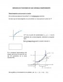 DERIVADA DE FUNCIONES DE UNA VARIABLE INDEPENDIENTE