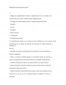 Biologia de comportamiento humano