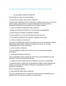 CUESTIONARIO SOBRE RESILIENCIA