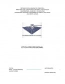 ÉTICA PROFESIONAL, ENFERMERIA