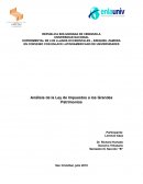 Análisis de la Ley de Impuestos a los Grandes Patrimonios