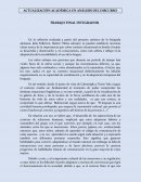 Actualización académica en análisis del discurso. Niños salvajes