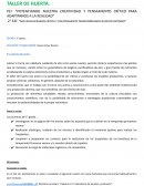 TALLER DE HUERTA. PEI: “POTENCIANDO NUESTRA CREATIVIDAD Y PENSAMIENTO CRÍTICO PARA ADAPTARNOS A LA REALIDAD”