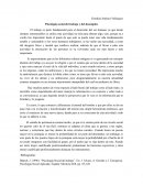 Psicología social del trabajo y del desempleo