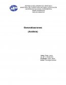 Generalizaciones Análisis
