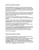 Artes audio visuales