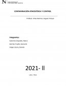 CONTAMINACIÓN ATMOSFÉRICA Y CONTROL