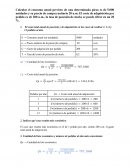 Calcular el consumo anual