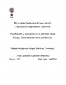 Ensayo Generalidades de la Planificación