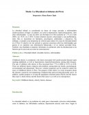 La Obesidad en Infantes del Perú