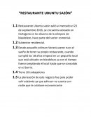 Restaurante Ubuntu sazón