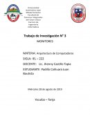 Monitores. Arquitectura de Computadoras